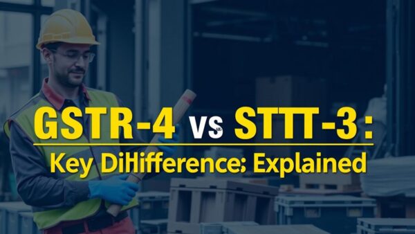 GSTR 4 Vs GSTR 3 Key Differences Explained