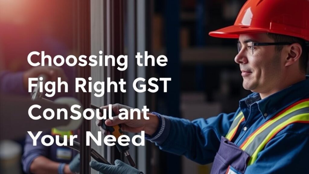 Choosing the Right GST Consultant for Your Needs