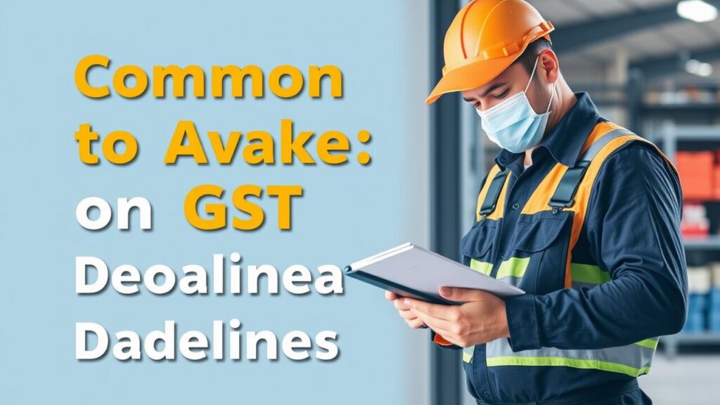 Common Mistakes to Avoid on GST Submission Deadlines