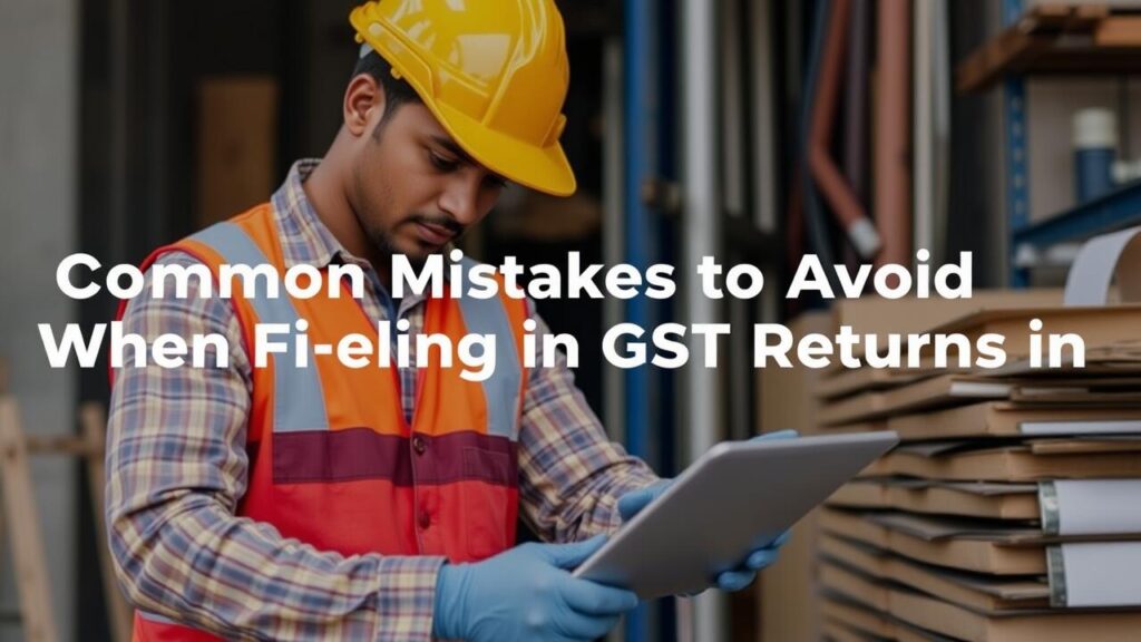 Common Mistakes to Avoid When Filing GST Returns in Chennai