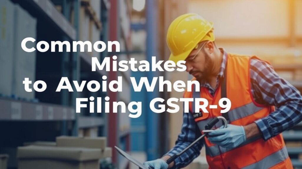 Common Mistakes to Avoid When Filing GSTR-9