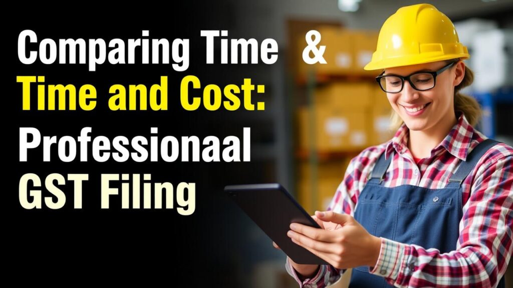 Comparing Time and Cost: DIY vs. Professional GST Filing