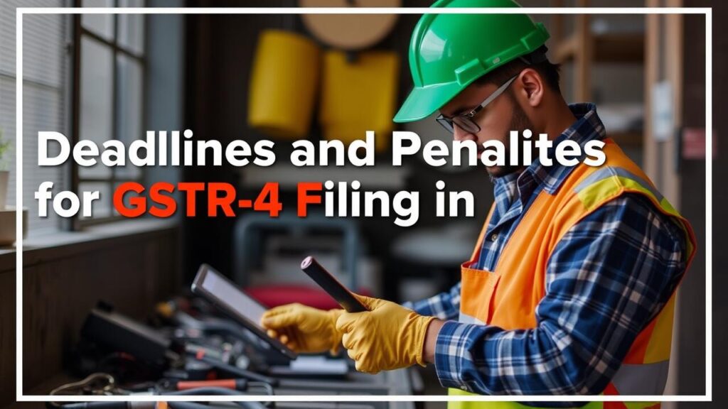 Deadlines and Penalties for GSTR-4 Filing in Chennai