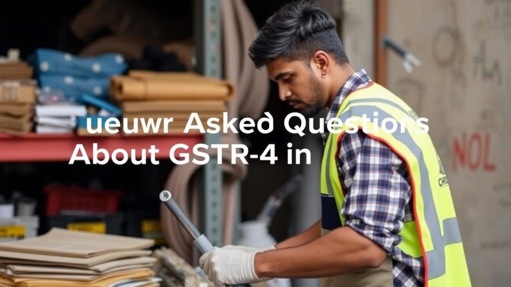 Frequently Asked Questions About GSTR-4 in Chennai