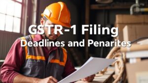 GSTR-1 Filing Deadlines and Penalties