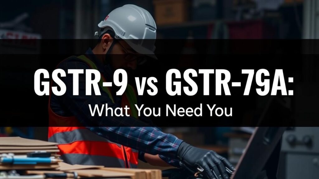 GSTR-9 vs GSTR-9A: What You Need to Know