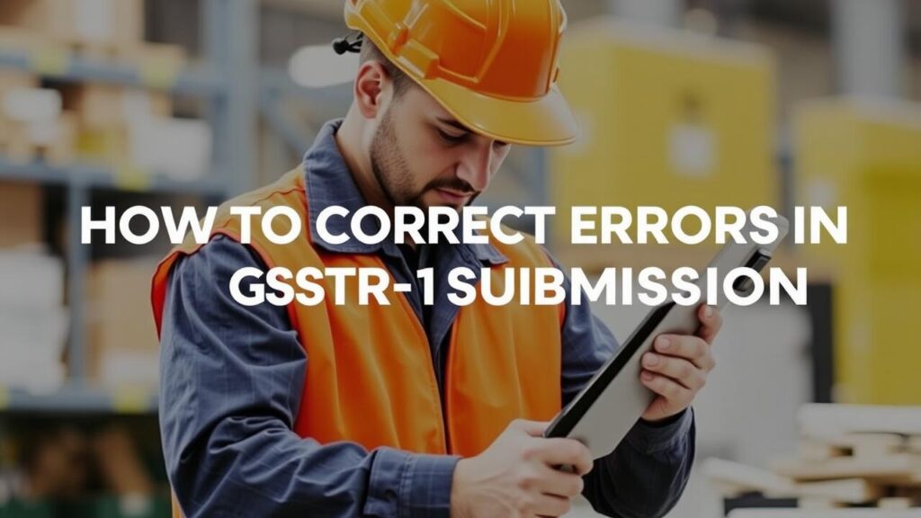 How to Correct Errors in GSTR-1 Submission