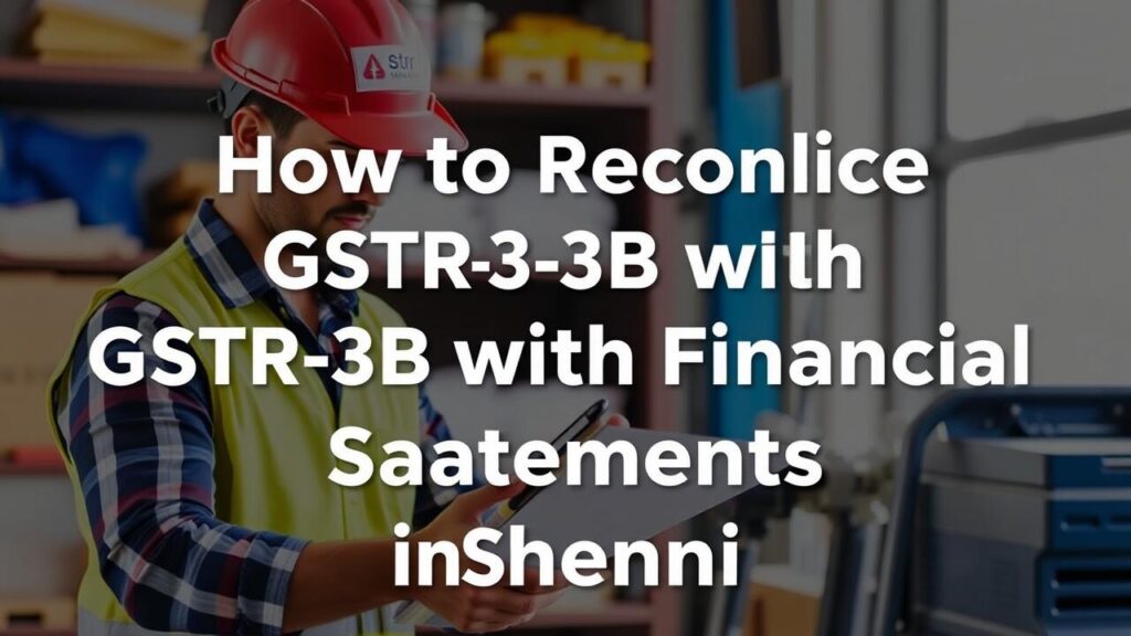 How to Reconcile GSTR-3B with Financial Statements in Chennai