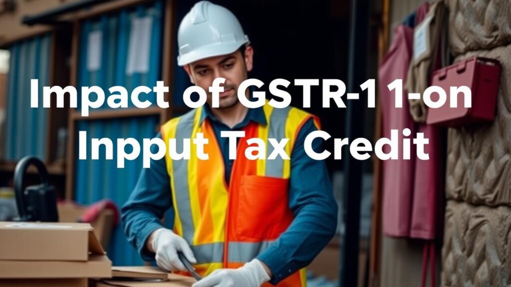 Impact of GSTR-1 on Input Tax Credit