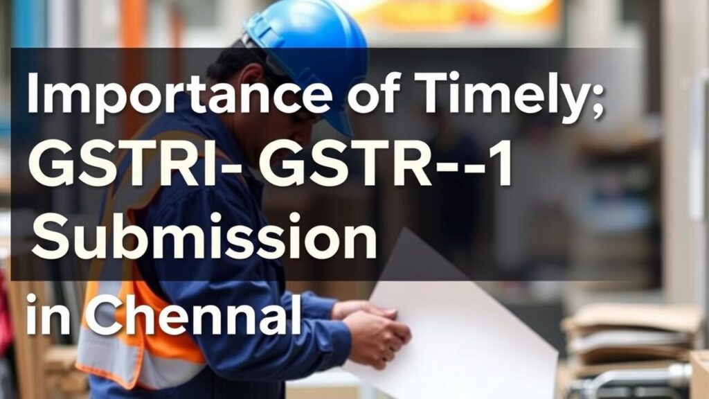 Importance of Timely GSTR-1 Submission in Chennai