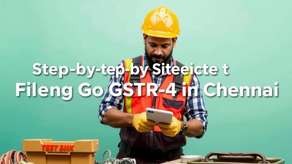 Step-by-Step Guide to Filing GSTR-4 in Chennai