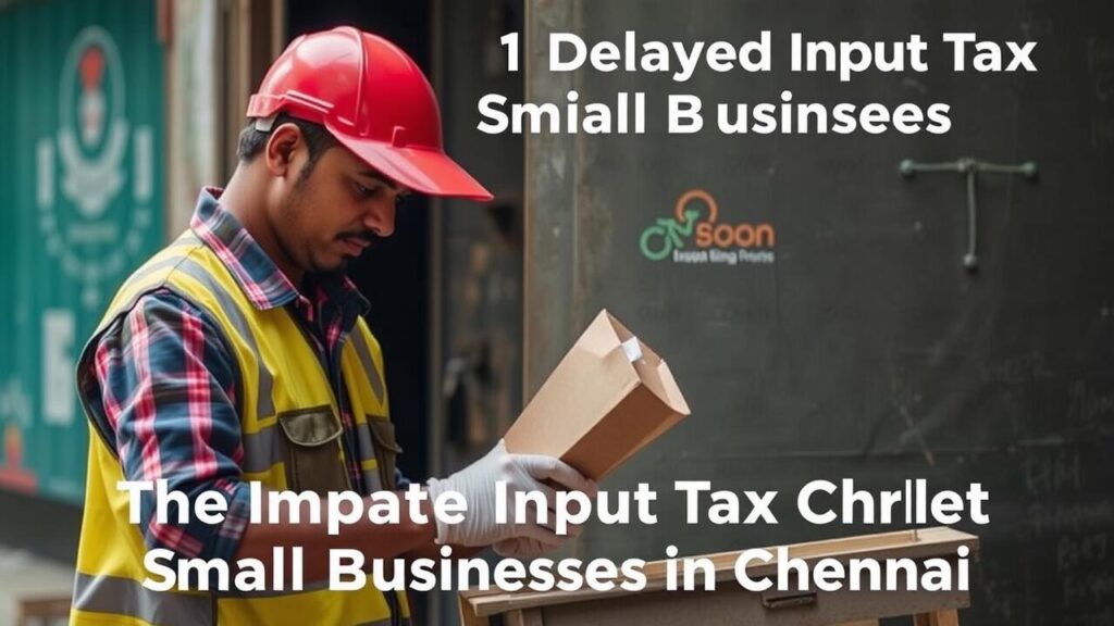 The Impact of Delayed Input Tax Credit on Small Businesses in Chennai