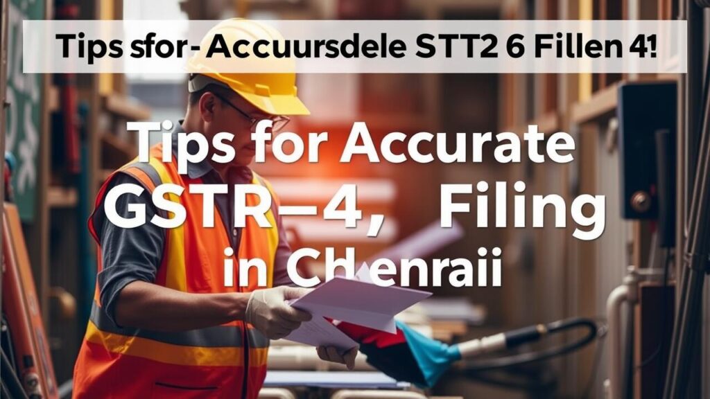 Tips for Accurate GSTR-4 Filing in Chennai