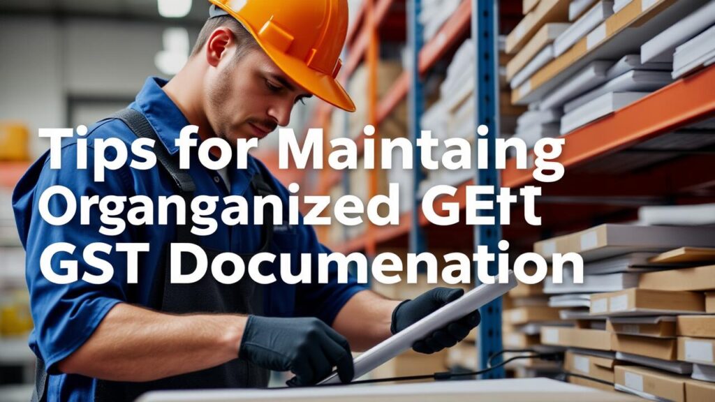 Tips for Maintaining Organized GST Documentation