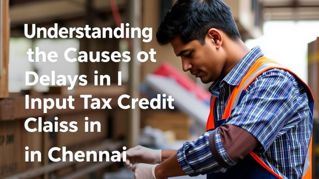 Understanding the Causes of Delays in Input Tax Credit Claims in Chennai