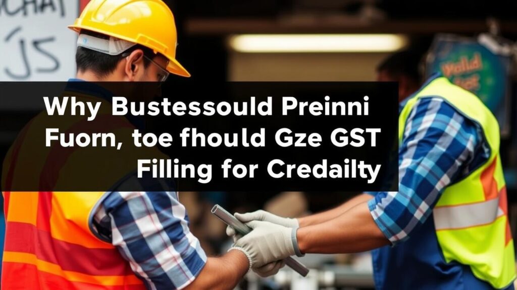 Why Businesses in Chennai Should Prioritize GST Filing for Credibility