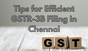 Tips for Efficient GSTR-3B Filing in Chennai